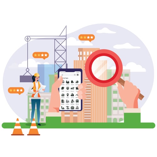 searching for projects on Google